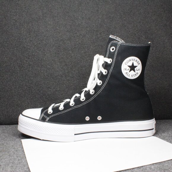 Converse X-HI Extra Knee High Platform Canvas Sneakers Black White Mens Size 11 - Picture 6 of 12
